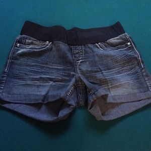 Maternity Denim Shorts